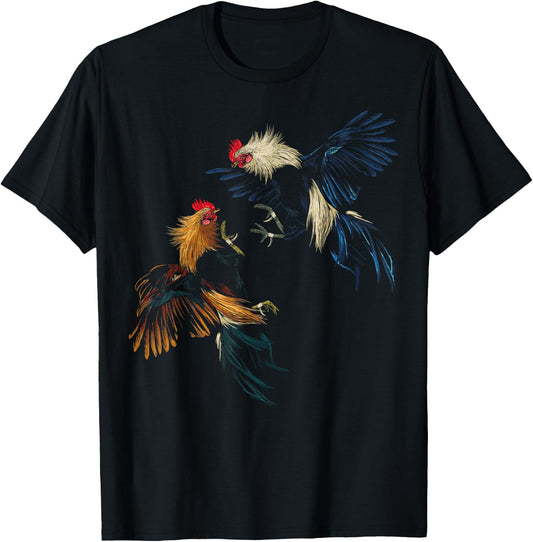 Peleas De Gallos Cockfighter Game Fowl Cockfighting Rooster Small T-Shirt - T-Shirt | Black