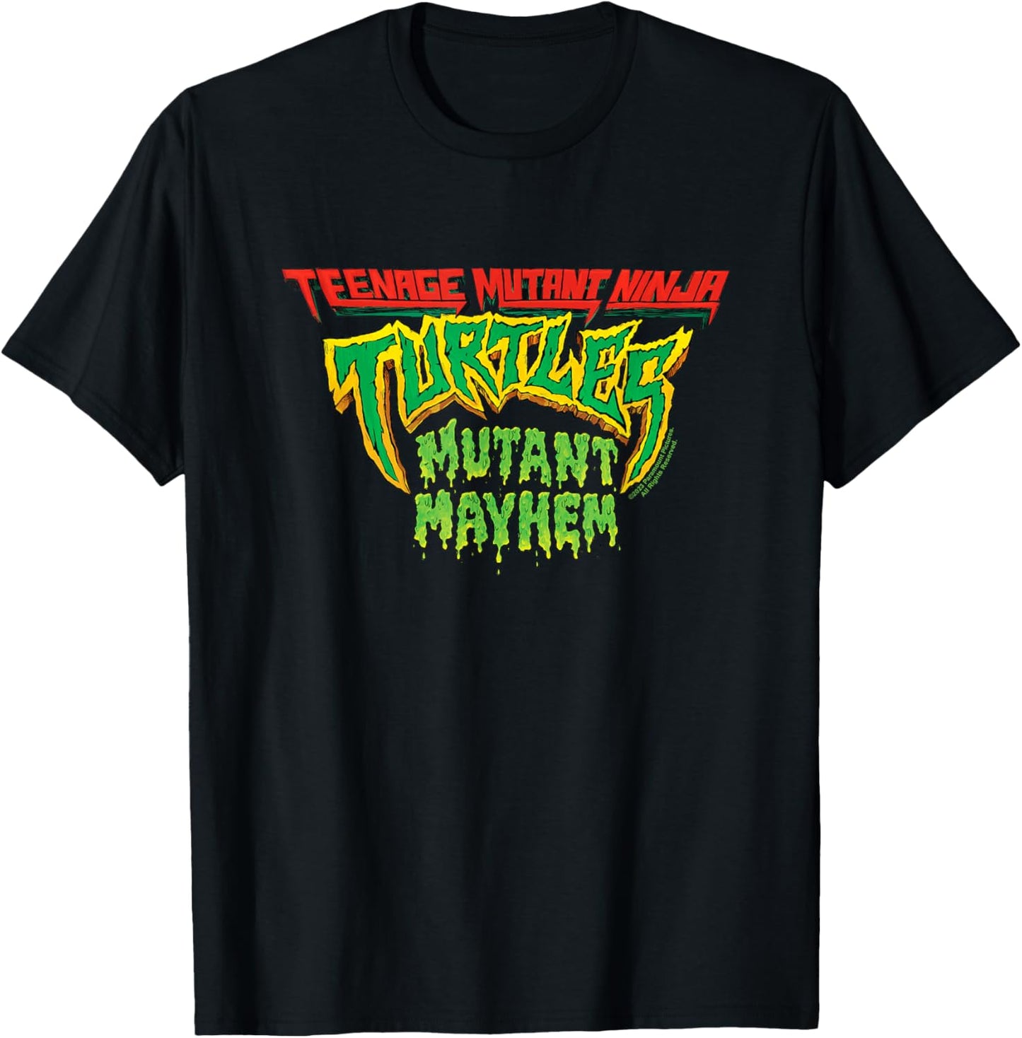 Teenage Mutant Ninja Turtles: Mutant Mayhem Logo T-Shirt - T-Shirt | Black