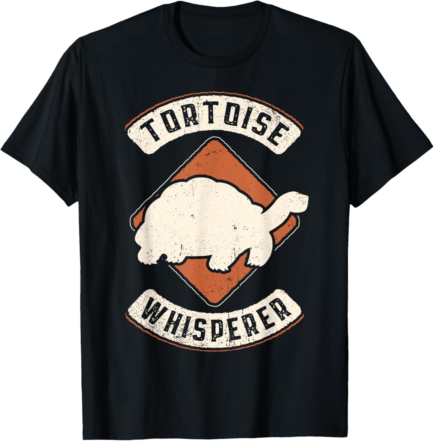 Tortoise Whisperer Vintage Classic Retro Animal Love T-Shirt - T-Shirt | Black