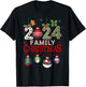 Family Christmas 2024 Matching Family Christmas Xmas Squad T-Shirt - T-Shirt | Black
