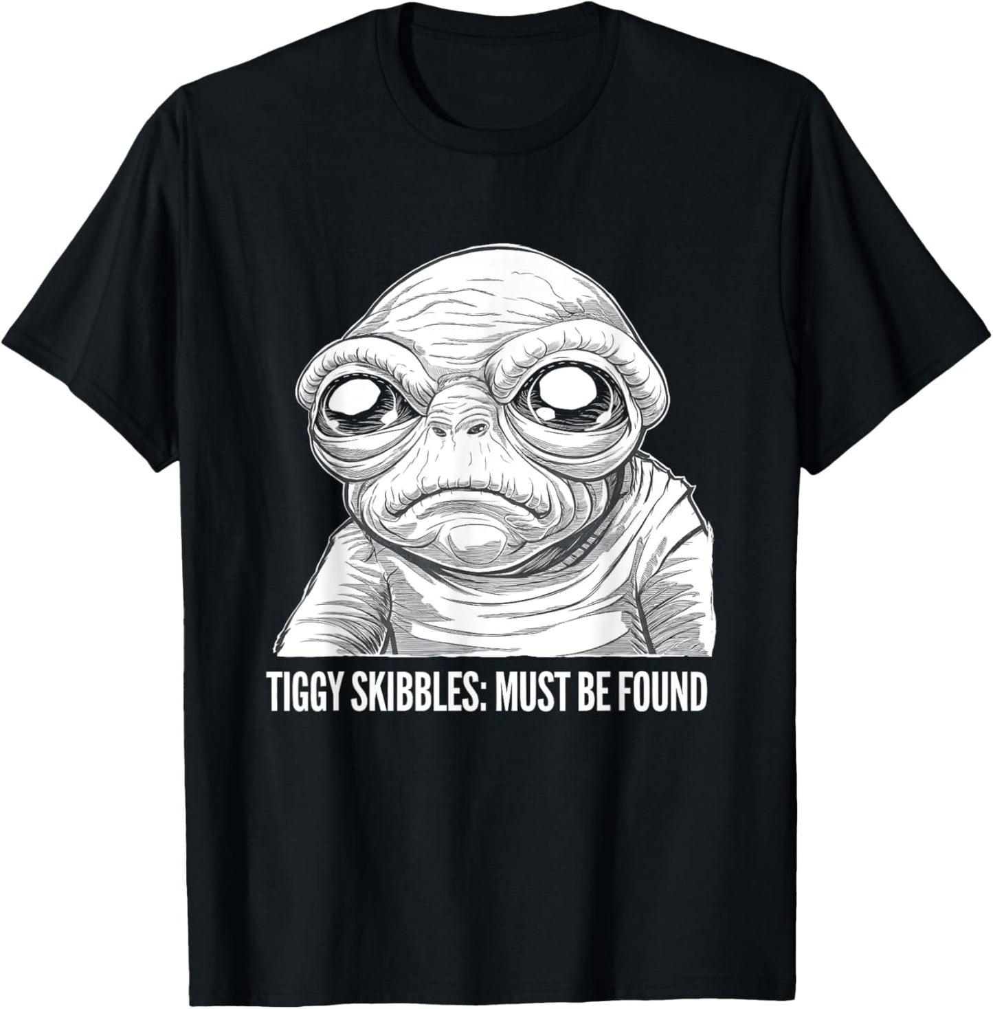 Tiggy Skibbles Must Be Found Fan Art T-Shirt - T-Shirt | Black