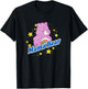 Care Bears Mama Bear Cheer Bear Rainbow Stars Vintage Logo T-Shirt - T-Shirt | Black