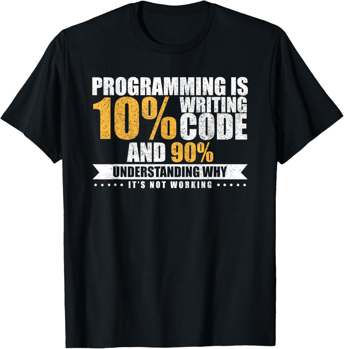 Funny Programming Quote Gift Programmer T-Shirt - T-Shirt | Black