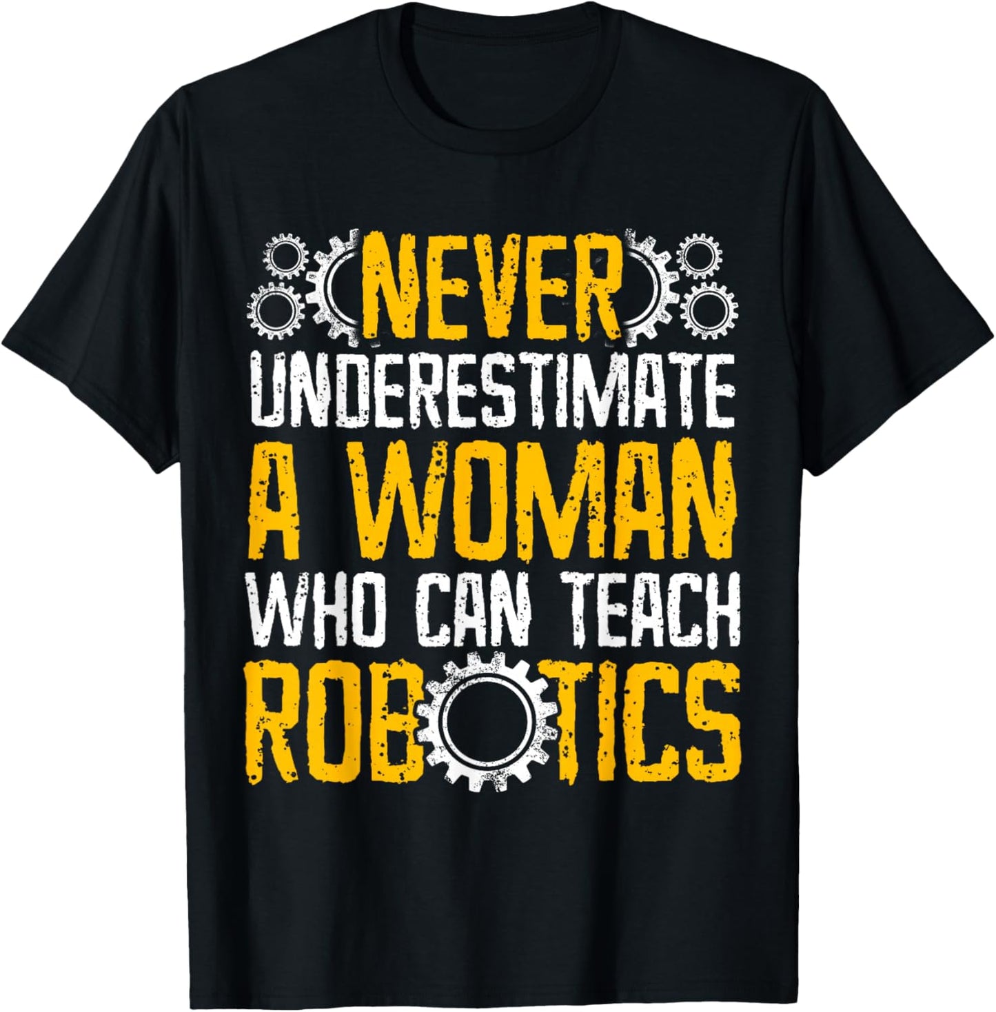 Robotics Teacher Woman Professor Gifts T-Shirt - T-Shirt | Black