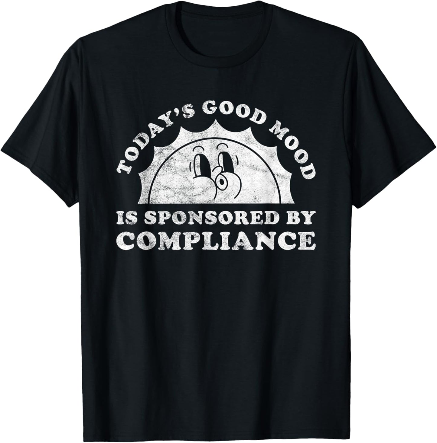Funny Cute Retro Vintage Compliance or Compliance Officer T-Shirt - T-Shirt | Black