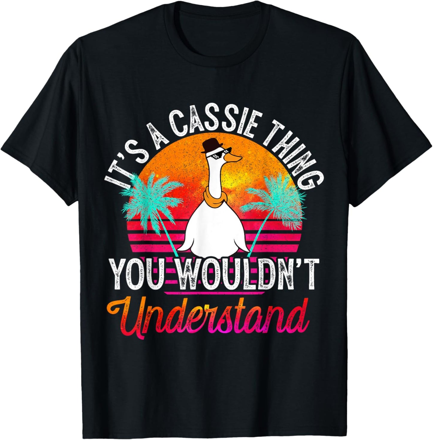 It's A Cassie Thing You Wouldn't Understand Funny Cassie T-Shirt - T-Shirt | Black