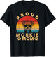 Proud Morkie Mom Gifts I Love My Dog Mom Mama Mothers Day Women Kids T-Shirt - T-Shirt | Black