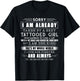 Sorry i am already taken by a sexy tattooed girl T-Shirt - T-Shirt | Black