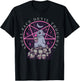 Pastel Goth Occult Kawaii Anime Angel Face Devil Thoughts T-Shirt - T-Shirt | Black