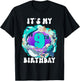 My 9 Year Old Ocean Life Whale Dolphin Shark 9th Birthday T-Shirt - T-Shirt | Black