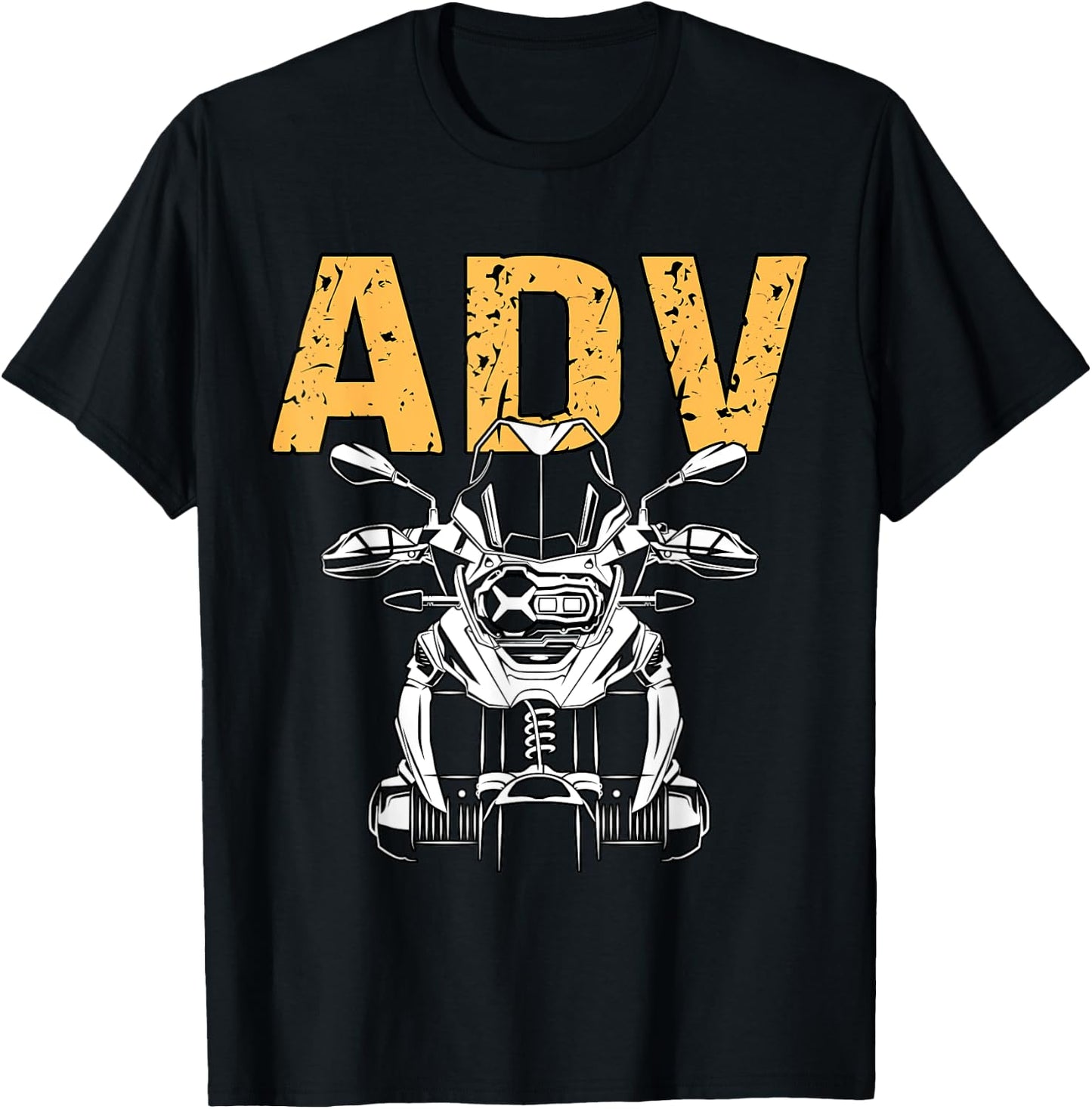 Adventure Rider Motorcycle Biker OffRoad Mountain Travel GS T-Shirt - T-Shirt | Black