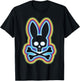 Scary Skull And Crossbones Bad Rabbit Horror Bunny Halloween T-Shirt - T-Shirt | Black