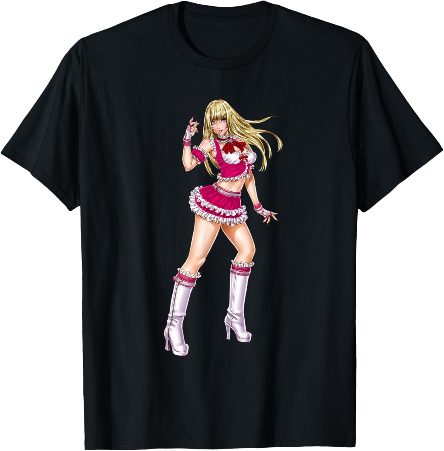 Bandai Namco Entertainment Inc. TEKKEN7 LILI 004 , Small, Black T-Shirt - T-Shirt | Black