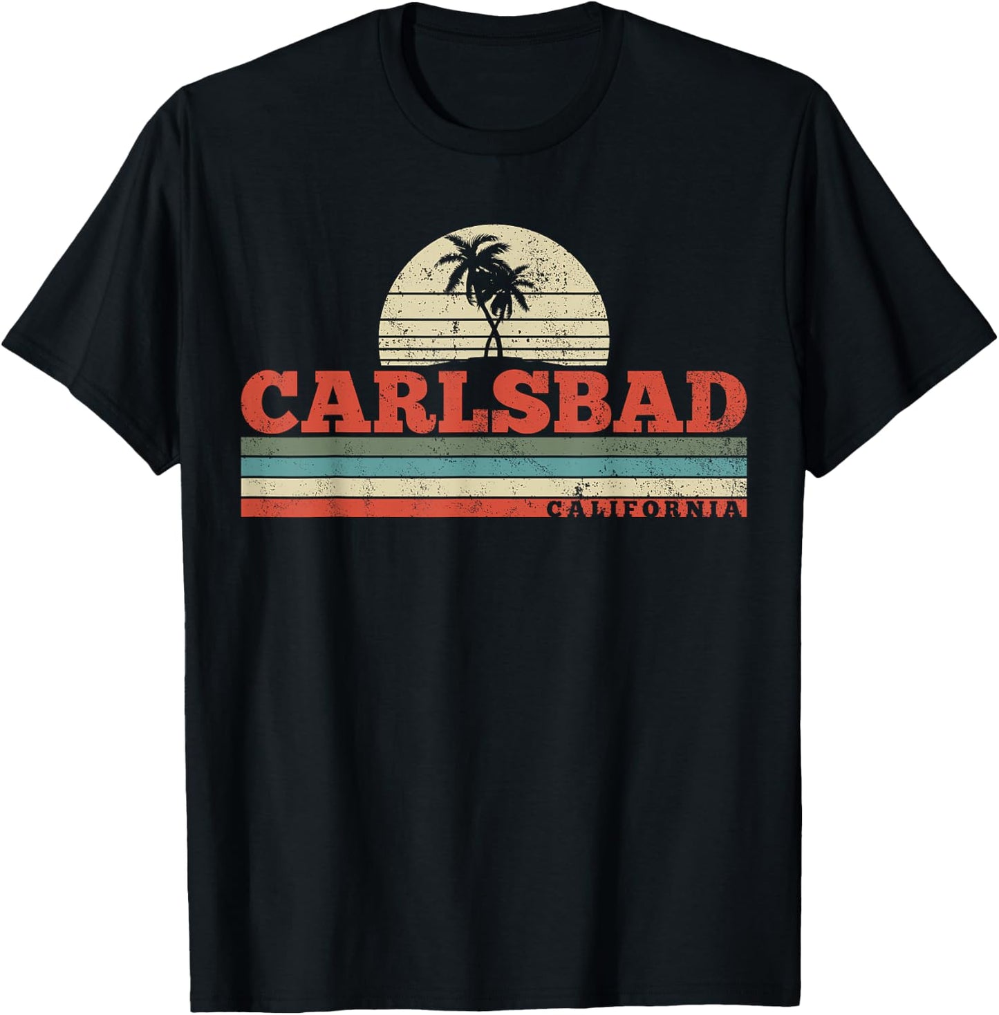 Carlsbad California T-Shirt - T-Shirt | Black