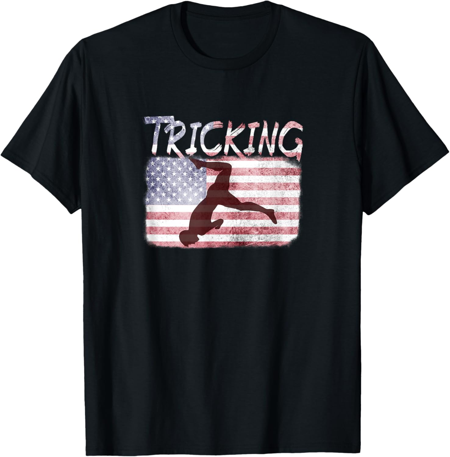 Martial Arts Tricking USA T-Shirt - T-Shirt | Black