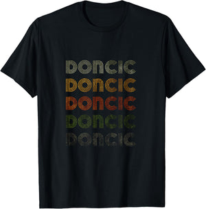 Love Heart Doncic Grunge Vintage Style Black Doncic T-Shirt - T-Shirt | Black
