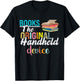 Books The Original Handheld Device Book Librarian T-Shirt - T-Shirt | Black