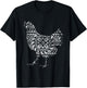 Rooster Chicken Tribal Gamefowl Gamecock Ethnic Roosters T-Shirt - T-Shirt | Black