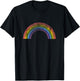 Original Rainbow Vintage Retro 80's Style Gay Pride T-Shirt - T-Shirt | Black