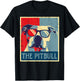 The Pitbull Retro Poster Vintage Pittie Dog Lover Owner Gift Women Kids T-Shirt - T-Shirt | Black