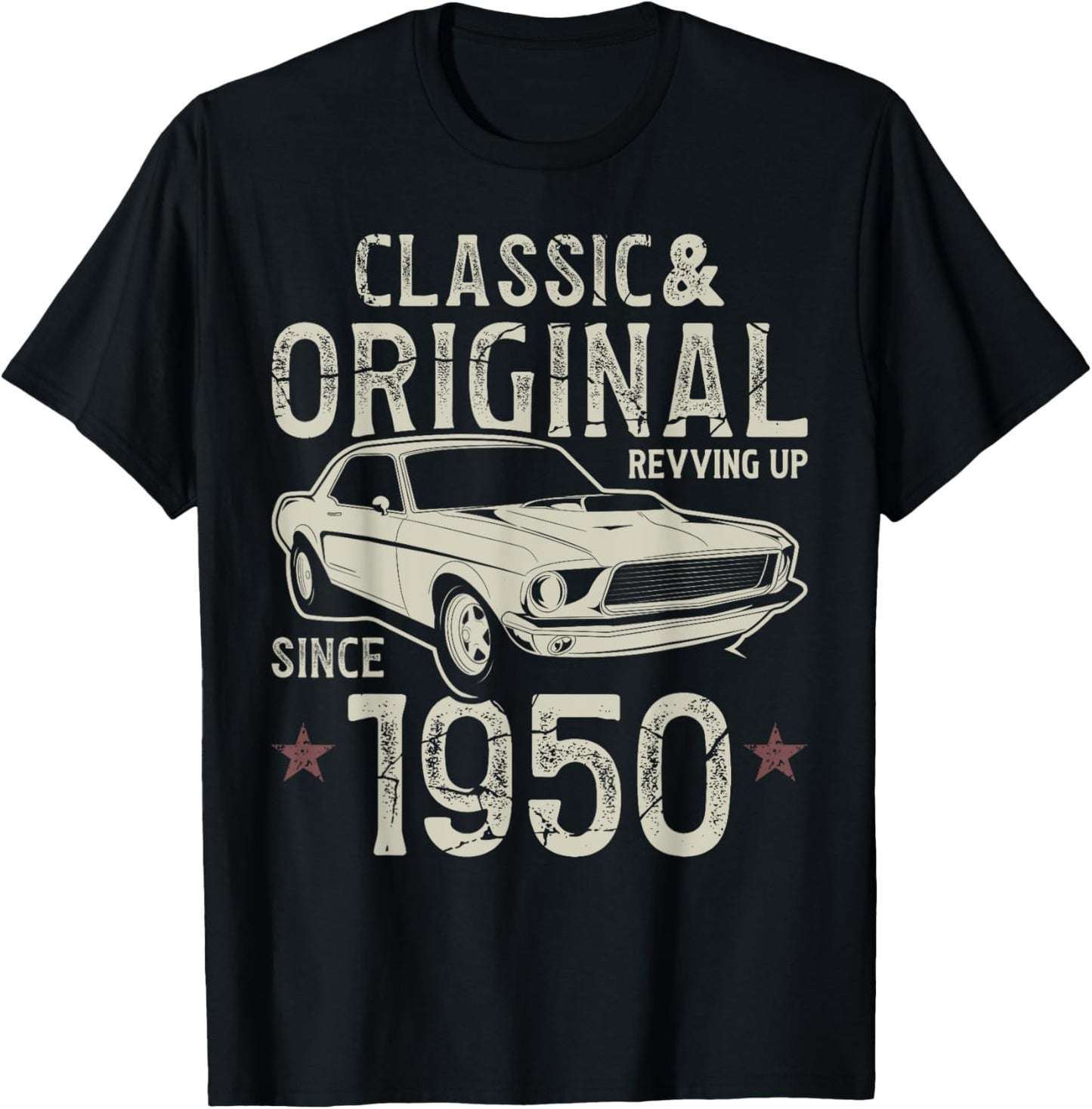 75th Birthday 1950 Classic Car T-Shirt - T-Shirt | Black