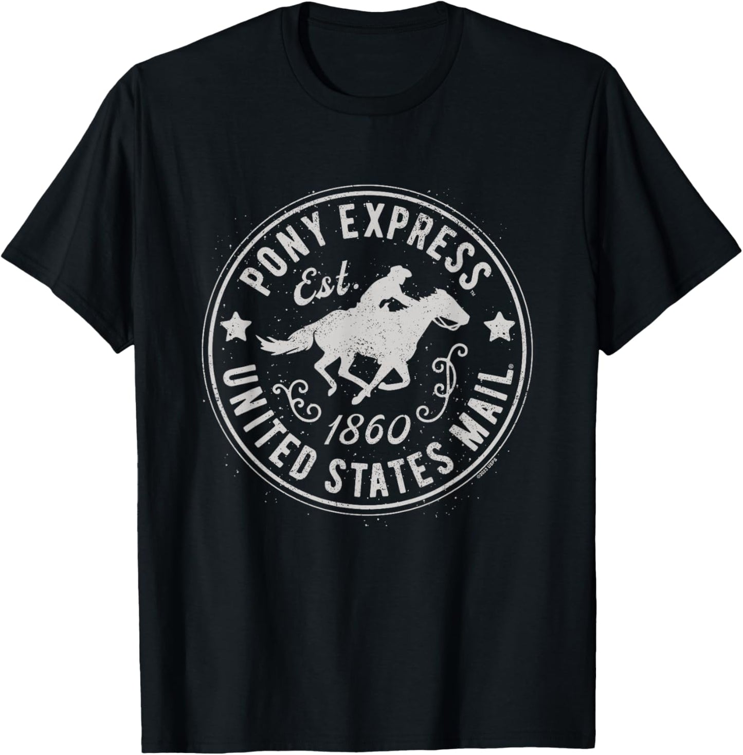 USPS - USPS Pony Express T-Shirt - T-Shirt | Black