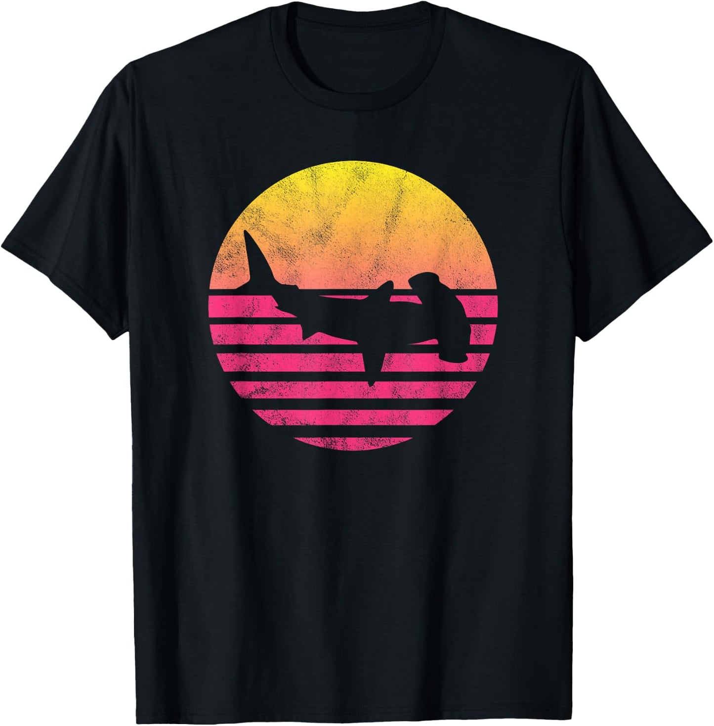 Classic Hammerhead Shark Gift T-Shirt - T-Shirt | Black