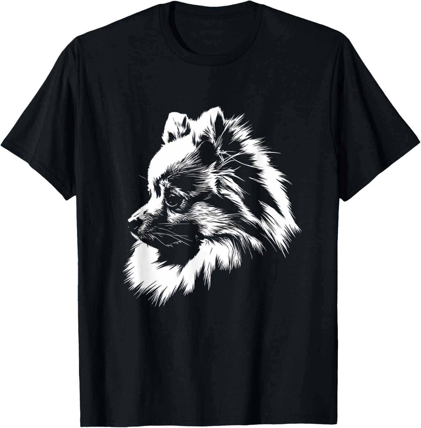 Pomeranian Dog Men Women Kids T-Shirt - T-Shirt | Black