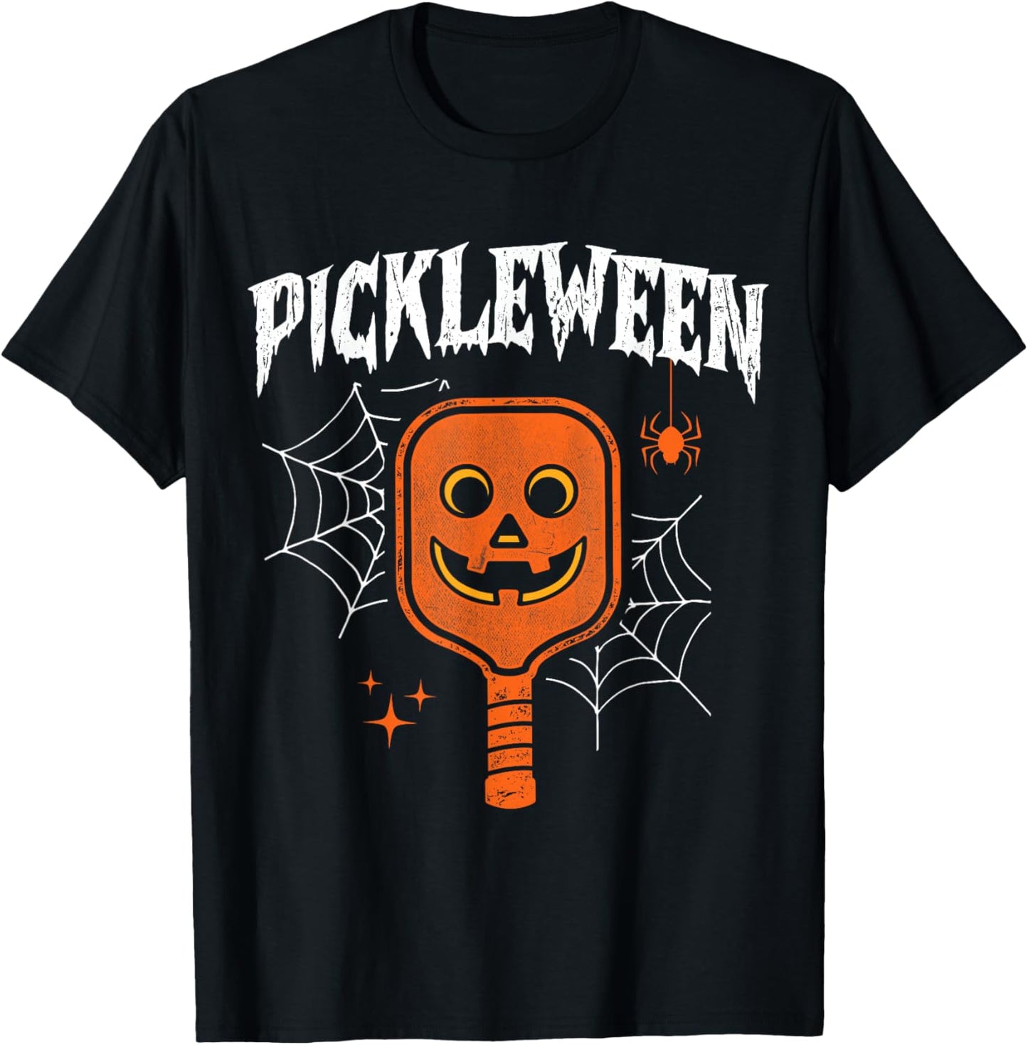 Pickleween Halloween Pickleball Players T-Shirt - T-Shirt | Black