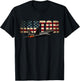 F-22 F22 Raptor Jet Fighter Plane T Shirt Us Flag Pilot T-Shirt - T-Shirt | Black