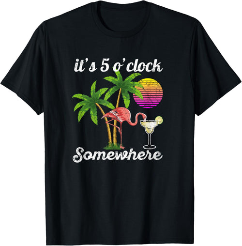 it's 5 o'clock somewhere. Tropical Flamingo margarita