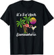 it's 5 o'clock somewhere. Tropical Flamingo margarita T-Shirt - T-Shirt | Black