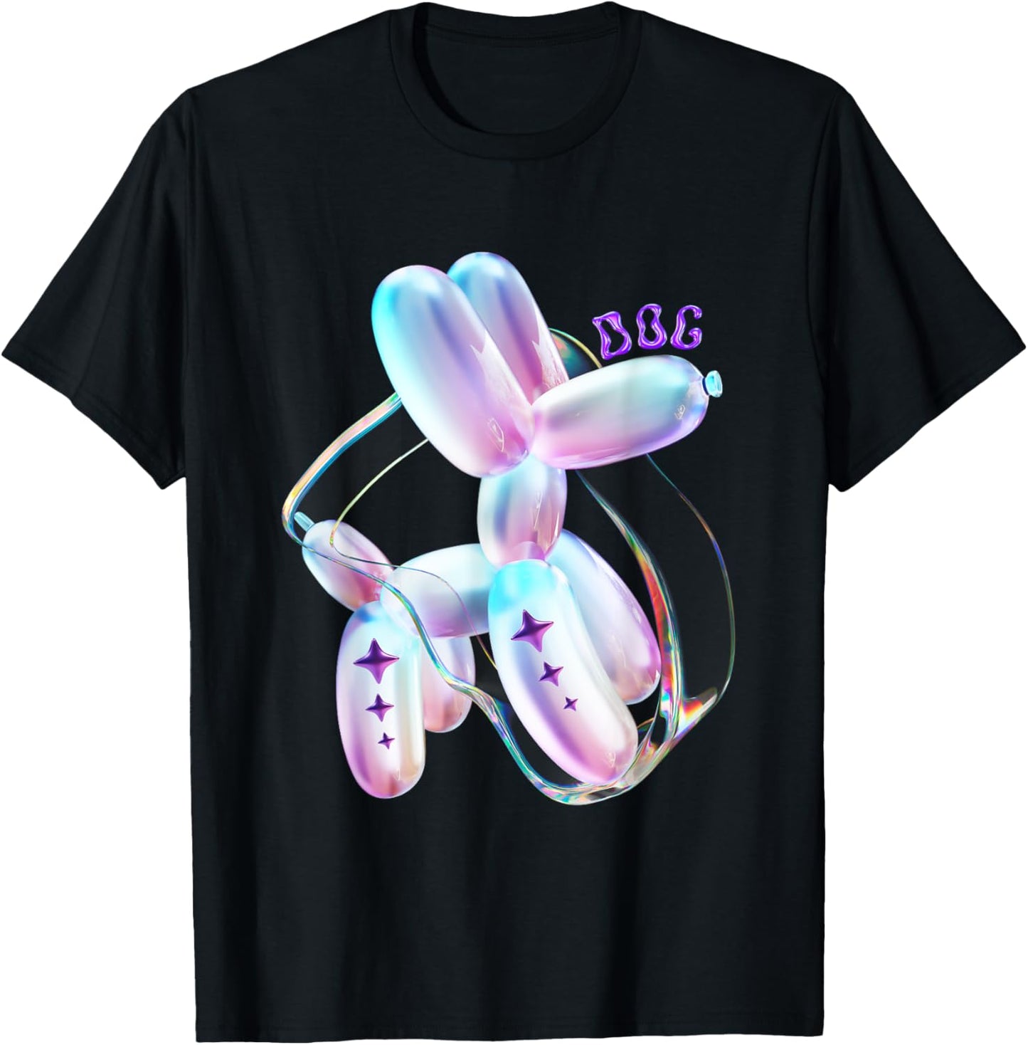 3d Balloon Dog T-Shirt - T-Shirt | Black