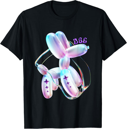 3d Balloon Dog T-Shirt - T-Shirt | Black