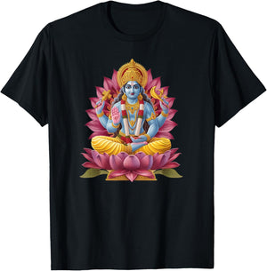 Hindu-Gott Vishnu - Vishnu Hinduismus Symbol des Schutzes T-Shirt - T-Shirt | Black