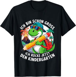 Kindergartenkind 2026 Kita Start Anfang Kindergarten Jungs T-Shirt - T-Shirt | Black