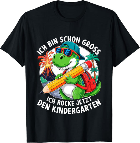 Kindergartenkind 2026 Kita Start Anfang Kindergarten Jungs T-Shirt - T-Shirt | Black