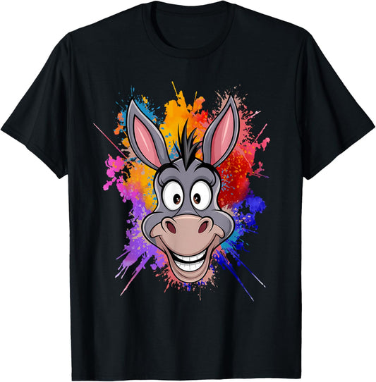 Donkey Men Women Donkey Lover Graphic Donkey T-Shirt - T-Shirt | Black