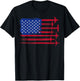 Pilot & Aircraft Mechanic Co. American Flag Airplane Pilot 4th of July Aviation - -Adults, Black, Short Sleeve, Classic Fit, Cotton 60% Polyester 40% T-Shirt - T-Shirt | Black
