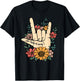 Sign Language ASL Love Needs No Words Special Education Spee T-Shirt - T-Shirt | Black