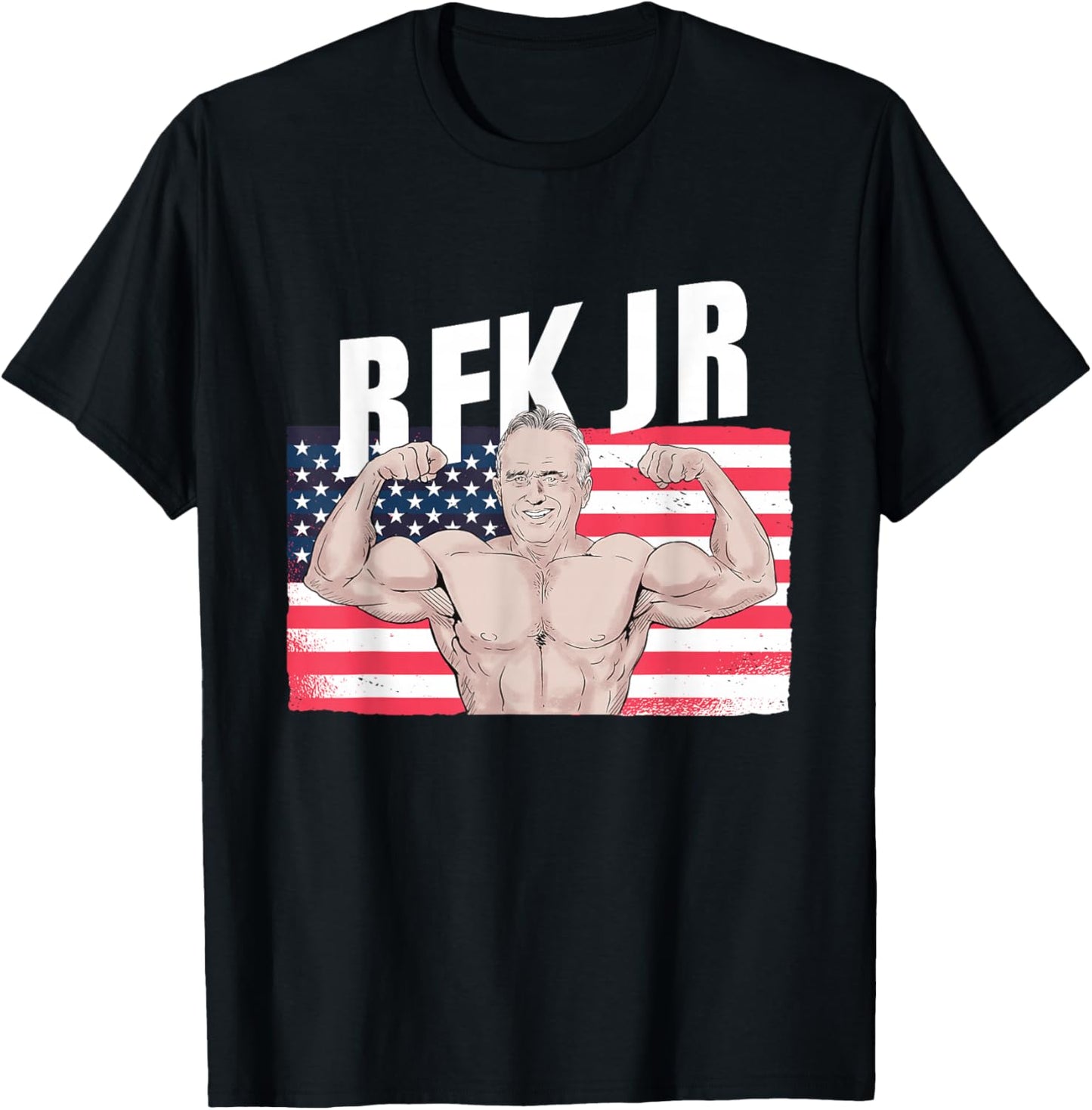 RFK JR 2024 Robert F Kennedy Funny USA Political Design T-Shirt - T-Shirt | Black