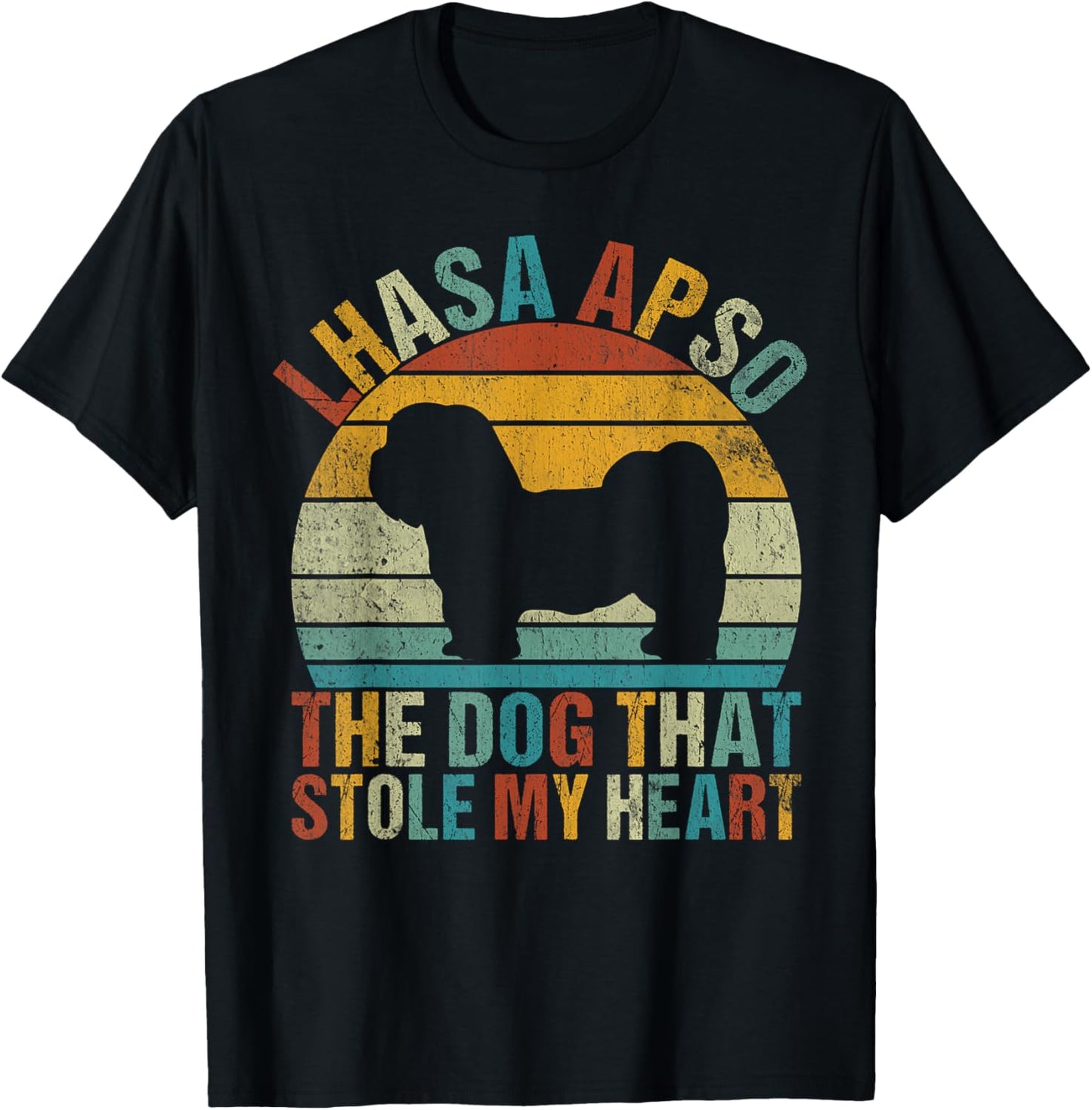 Lhasa Apso the Dog that stole my Heart Lhasa Apso Men Women T-Shirt - T-Shirt | Black
