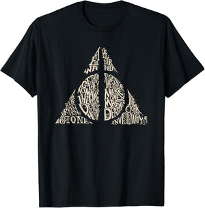 Harry Potter Together Make the Deathly Hallows T-Shirt - T-Shirt | Black