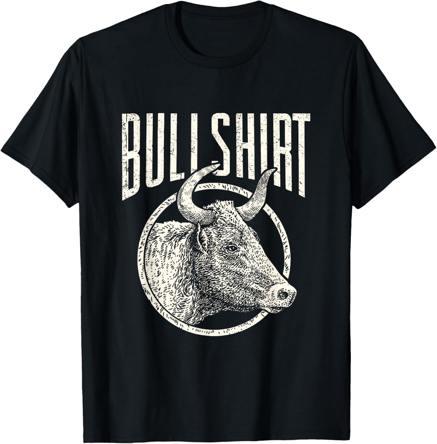 Funny This Is My Bull Shirt Casual Shirt T-Shirt - T-Shirt | Black