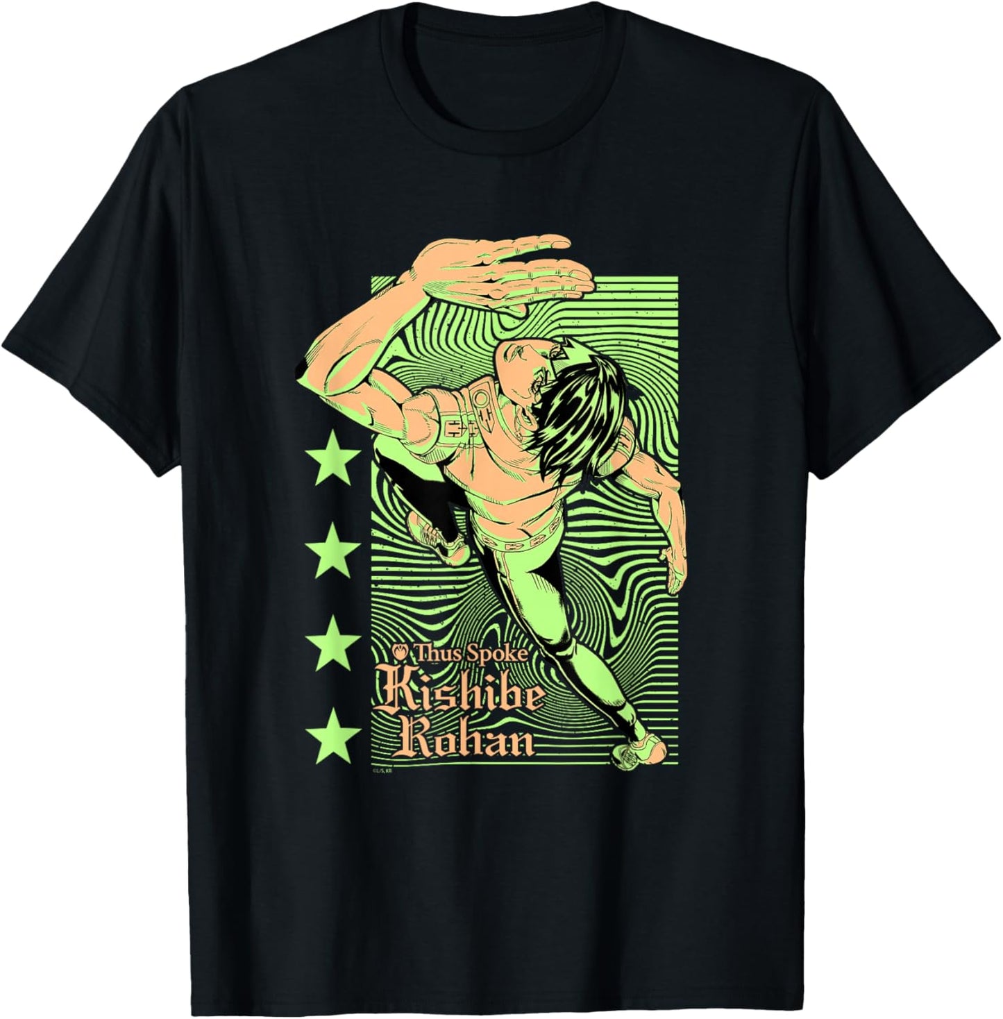 Thus Spoke Kishibe Rohan Running Clashing Colors T-Shirt - T-Shirt | Black