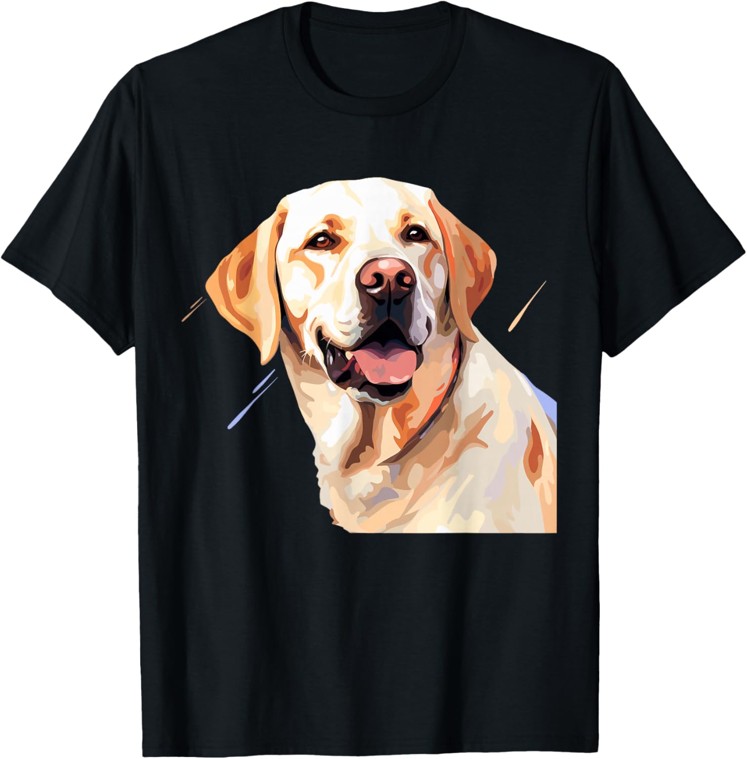 Labrador Retriever Dog Gifts For Labbi Lovers Labrador Watercolor T-Shirt - T-Shirt | Black