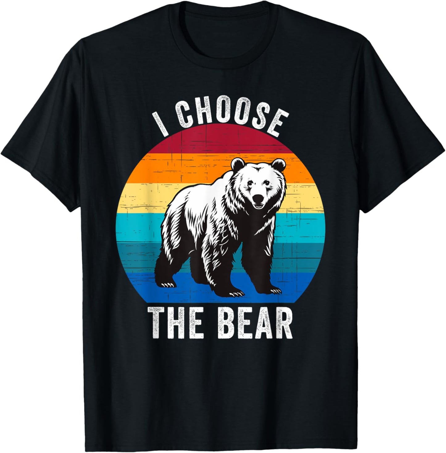 I Choose The Bear Women Overwhelmingly Choose The Bear T-Shirt - T-Shirt | Black