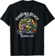 Daytona Beach Florida USA Fun Alligator Cartoon Design Men Women Kids T-Shirt - T-Shirt | Black