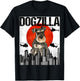 Funny Vintage Japanese Dogzilla Miniature Schnauzer T-Shirt - T-Shirt | Black