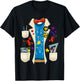 Halloween Mad Chemist Scientist DIY Costume Physics Science T-Shirt - T-Shirt | Black